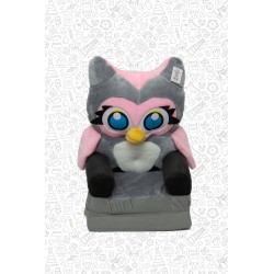 SOWA RÓŻOWA PLUSZOWY...