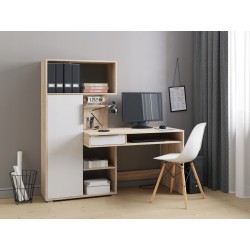 MEBLOŚCIANKA Z BIURKIEM KWADRO